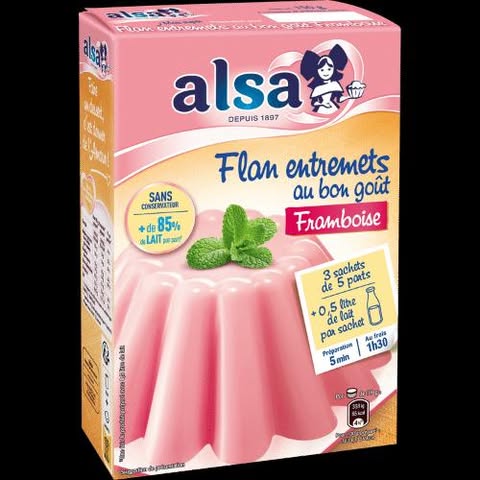 Flan Rose Alsa 5g